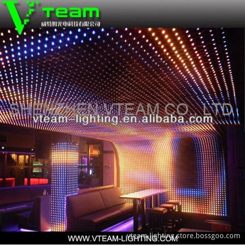 P35/55/80/110/160 led video display flex curtain for dj&stage